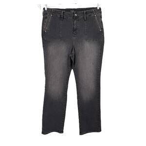 NYDJ Marilyn Straight jeans gray size 18